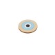 Wooden Round with Evil Eye 35mm
