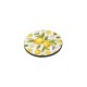 Pendentif rond en bois avec Citrons 50 mm
