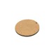 Pendentif rond en bois avec Citrons 50 mm