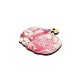 Pendentif en bois Citrouille 55 x 50 mm