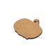 Wooden Pendant Pumkin 55x50mm
