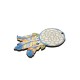 Pendentif en bois Dreamcatcher 48 x 75 mm