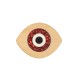 Pendentif en bois « Evil Eye » 45 x 35 mm