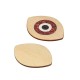 Pendentif en bois « Evil Eye » 45 x 35 mm