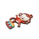 Wooden Pendant Monkey 36x59mm
