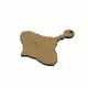Colgante de Madera Spinner 63 x 68 mm