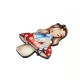 Wooden Pendant Girl with Mushroom 52x71mm