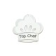 Colgante de Madera con Sombrero «Top Chef» 60 x 55 mm