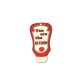 Pendentif en bois Ketchup 27 x 48 mm et Frites 32 x 42 mm (2 Pièces/Set)