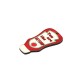 Wooden Pendant Ketchup 27x48mm & Fries 32x42mm (2pcs/Set)