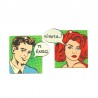 Naturel/ Vert/ Rouge/ Bleu clair/ Multicolore