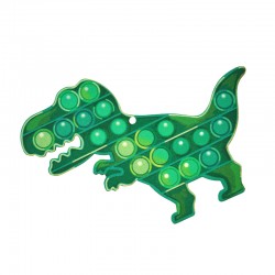 Colgante de Madera Dinosaurio Pop It 110 x 80 mm