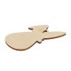 Wooden Pendant Bunny 51x90mm