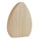 Œuf Décoratif en bois avec Fleurs 160 x 134 mm