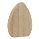 Huevo Decorativo de Madera con Cesta de Conejito y Flores 160 x 134 mm