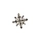 Pendentif en bois « Snowflake » 34 mm