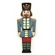Pendentif en bois Soldat Casse-Noisette 30 x 80 mm