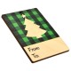 Carte en bois « From - To » avec Sapin de Noël 60 x 85 mm