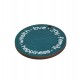 Pendentif rond en bois « Amour joie Famille Bonheur » 49 mm