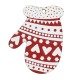 Colgante de Madera Guante Navideño 30x40mm