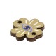 Connettore in Legno con Quadrifoglio e Occhio Malvagio 16 mm