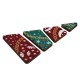 Pendente in Legno a Forma di Albero di Natale 54X74 mm (4 Pezzi/Set)