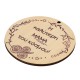 Wooden Pendant Round “Η καλύτερη ΜΑΜΑ του κόσμου” 70mm