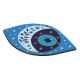 Ciondolo in Legno con Occhio Malvagio. Fiori e Stelle 144X93 mm