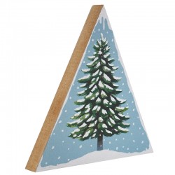 Árbol de Nieve Decorativo de Madera 185 mm