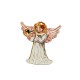 Wooden Pendant Angel with Trumpet 57x60mm
