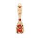 Louche en bois « LET IT SNOW » avec cerf et gui 62 x 232 mm