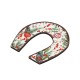 Wooden Horseshoe with Pomegranate Ornament & Mistletoe 69x75mm