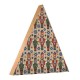 Triangle Décoratif en bois avec Casse-Noisette 185 mm