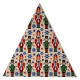 Triangle Décoratif en bois avec Casse-Noisette 185 mm