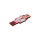 Colgante Navideño de Madera con Cascanueces Rosa 9 x 25 mm
