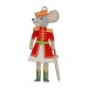 Colgante Navideño de Madera con el rey Ratón Cascanueces 35 x 75 mm