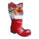 Wooden Christmas Pendant Stocking with Gifts 67x84mm