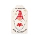 Wooden Pendant Card "my first Christmas" 70x120mm