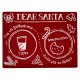 Mantel Individual Navideño de Madera «Querido Papá Noel» con Galletas 200 mm
