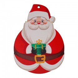 Décoration en bois Père Noël 87 x 120 mm