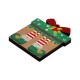 Wooden Deco Gift with Elf Legs 87x100mm