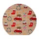 Décoration en bois avec Décorations de Noël 150 x 132 mm