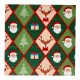 Wooden Deco with Christmas Decorations 120mm