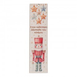 Marque-Page en bois Casse-Noisette « Professeur » 40 x 150 mm