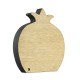 Granada Decorativa de Madera 133 x 124 mm