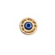 Chapa de Madera con ojo de Resina 22 mm