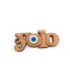 Pendentif "yolo" en Bois 49x22mm