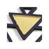 Azul/ Espejo Dorado