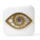 Cuadrado Decorativo de Madera con Plexiglás Acrílico y ojo Malvado 120 mm