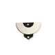 Pendentif en bois et Plexiglas Acrylique 35 x 24 mm
